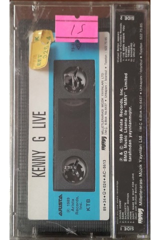 Plak Değildir Kaset Tir Kenny G Live Kaset