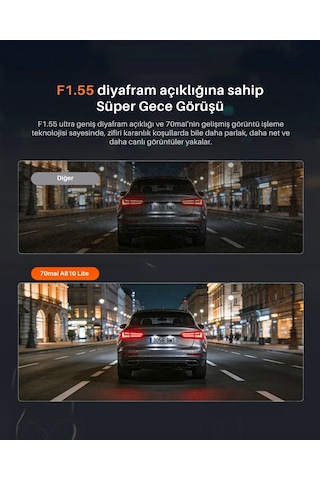 70mai A810 Lite Ön Kamera + RC21 Arka Kamera