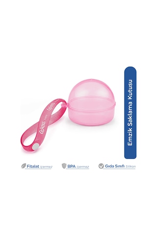 Wee Baby Emzik Saklama Kutusu Pembe
