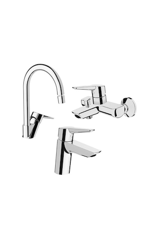 Artema Solid S Batarya Seti Banyo.lavabo.eviye Krom