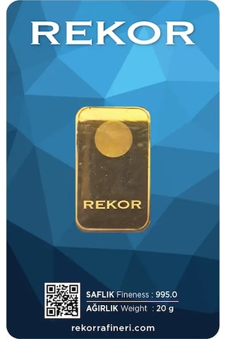 Rekor 20 Gr Külçe Altın