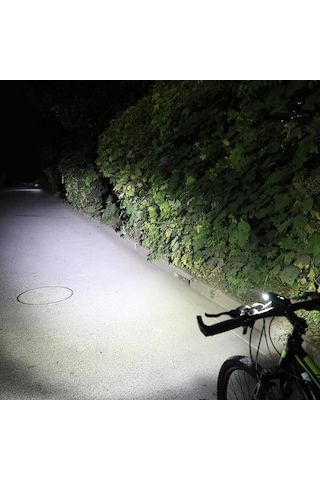 Schulzz Eos Led 1500 Mah Su Geçirmez Far Bisiklet Feneri Siyah