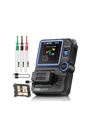 Fochsia Fnırsı Lcr-p1 Transistör Test Cihazı Kondansatör Direnç Diyot Transistör Testi Batarya Usb