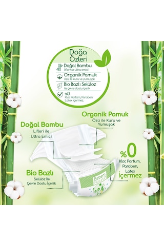 Bebem Natural Yenidoğan Bebek Bezi 1 Numara Aylık Fırsat Paketi 240 Adet