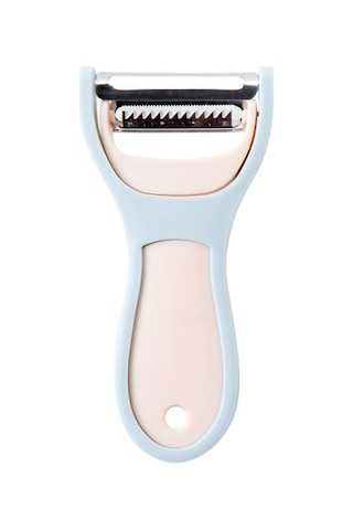 Meyve Sebze Soyucu Planer Patates Havuç Mutfak Aracı Bej , Boyut:meyve Sebze Soyucu Planer Bej Mavi