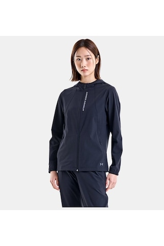 Under Armour Kadın UA Dış Mekan Koşu Mont 1377043-002 Siyah