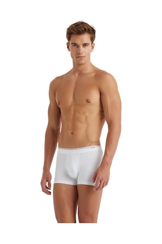 Blackspade Erkek Beyaz Boxer Pamuklu 3'lü Paket 9670 001