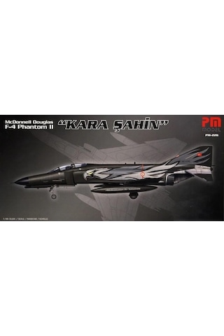 F-4 Phantom 2 Kara Şahin Pm Model Demonte Plastik Uçak Maket Kiti