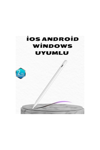 Manyetik Dokunmatik Kalem Bluetooth Gerektirmeyen, Type-c Şarjlı, İpad Ve Android Uyumlu Hassas St