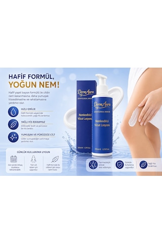Dermaura Hyalüronik Asit & Shea Butter İçerikli Nemlendirici Vücut Losyonu 200 ML