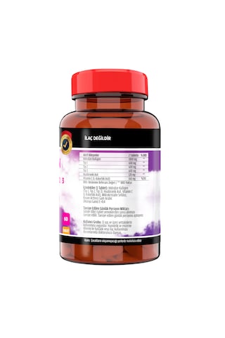 Collagen Kolajen Tip-1-2-3 Hyoluronic 60 Tablet ve Nevfix Vitamin D3