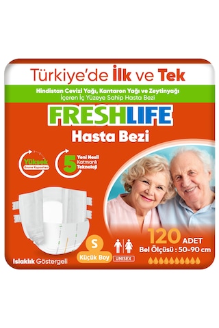 Freshlife Belbantlı Yetişkin Hasta Bezi S 4 x 30'lu