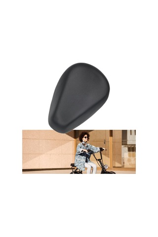 Homyl Elektrikli Bisiklet Scooter Mountain Road Bike Için Eyer Siyah