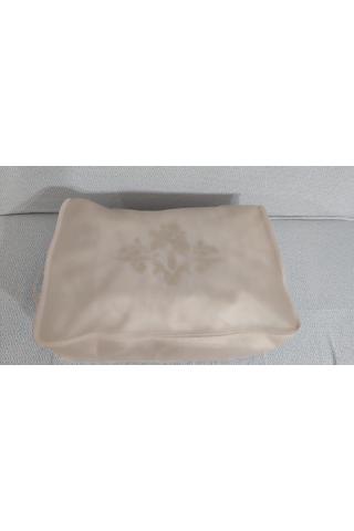 4 Lu Desenli Baza Altı Çekyat Hurç 60 40 22 Cm Bej
