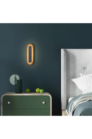 Voxlamp Presidento Endirekt Led Aplik 33x12 Cm Gri