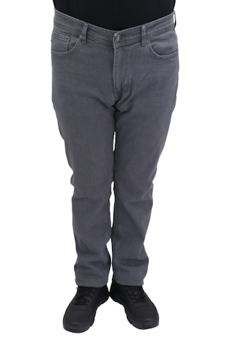 Hacker Jeans Hacker Dmctekstil Erkek 1010 Yüksek Bel Normal Kesim Boru Paça Jean Pantolon Gri