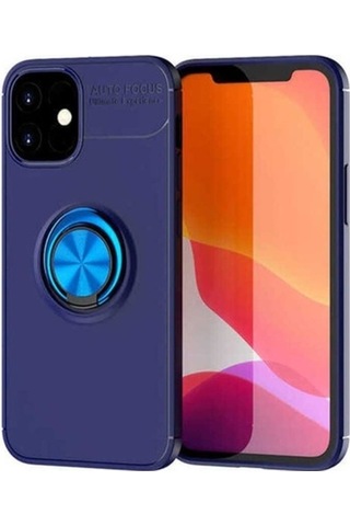 Apple Uyumlu iPhone 12 Mini Kılıf Zore Ravel Silikon Kapak Mavi