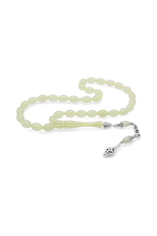 Kararmaz Metal Püsküllü Arpa Kesim Kedigözü Tesbih