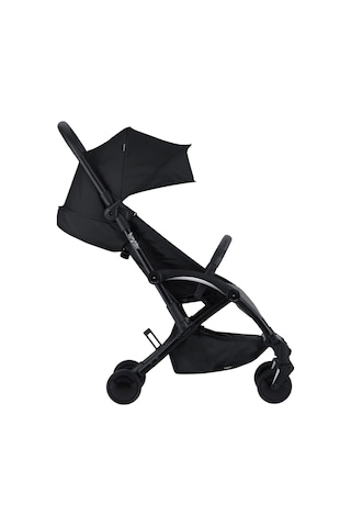 Bumprider Connect³ Bebek Arabası Black-grey Melange- Yan Düzenleyici Çanta & Babybjörn Bliss Ana Kucağı Petal Woven Anthracite