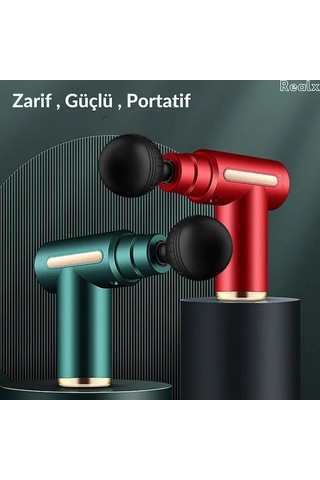 Tongxida 4 Başlıklı 6 Kademeli Titreşimli Şarjlı Mini Masaj Aleti - Kolay Kullanım İçin İdeal Gri