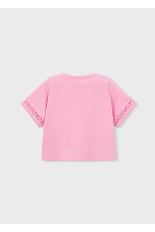 Mayoral Kız Çocuk Önden Bağlamalı Tshirt Pembe