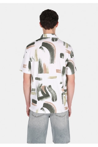 Colin's Colins Regular Fit Shirt Neck Baskılı Erkek Yeşil Kısa Kol Gömlek Cl1076869 Q1.v1 Gpt Green Printed