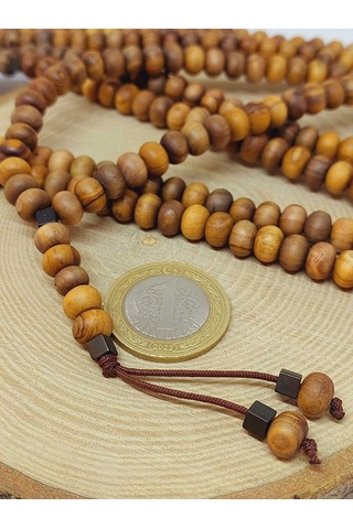 Zeytin Ağacı 500'lük Zikir Tesbihi 5 8mm 5117 Çok Renkli