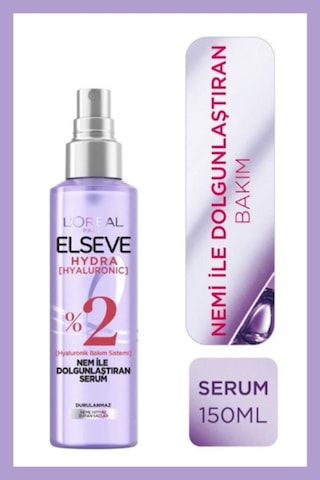 Elseve Hydra Hyaluronic 72 Saat Nem Ile Dolgunlaştıran Maske 300ml Ve Nem Ile Dolgunlaştıran Serum 150ml