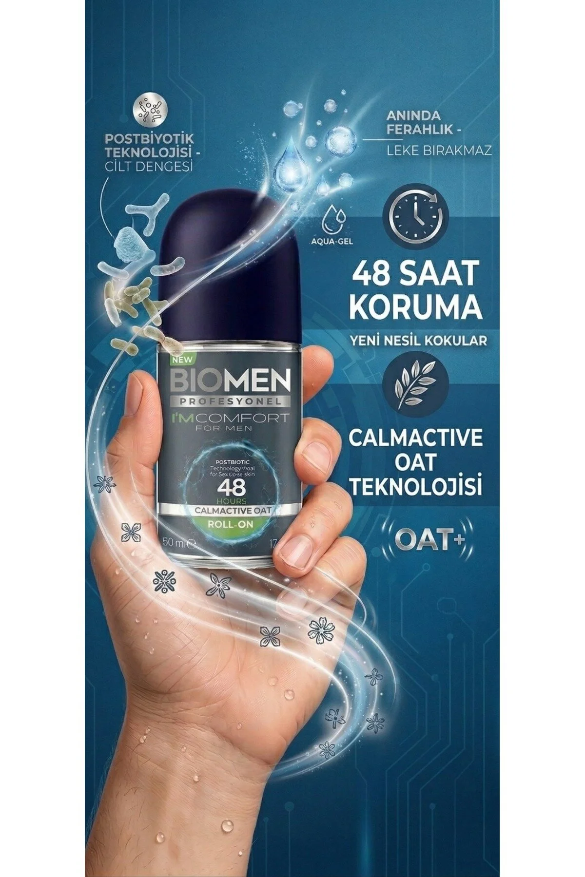 Biomen I'm Comfort Erkek Roll-On Deodorant 50 ML