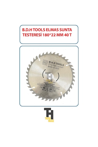 Süper Max Elmas Sunta Testeresi 180 Mm 40 T Spiral Ağaç Sunta Kesme