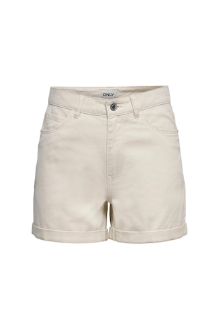 Only Kadın Onlvega Krem Kot Şort Mom Shorts - 15230571 001