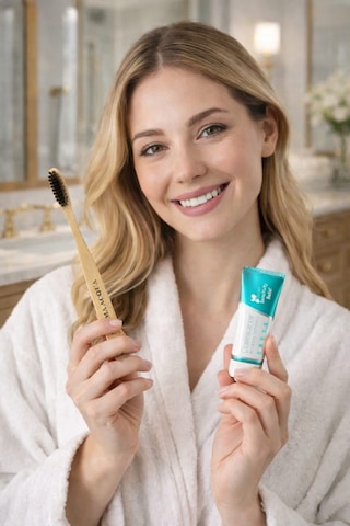 Dental Kit - Opalescence Sensitivity Relief Hassas Dişler İçin Beyazlatıcı Diş Macunu 28 Gr + Bambu Diş Fırçası