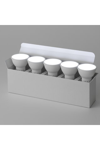 Kes046 Kendal Led Spot Ampul 5w 450 Lümen 5'li Paket 6500k Beyaz