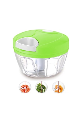 Geekyou El Çekmeli El Yemeği Dilimleyici, Sebze-meyve-fıstık-soğan Kesici, Et Minciği, Blender, Multifonksiyonel Yemek İşleme Aleti Diğer