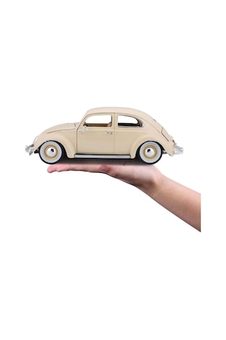 1:18 Volkswagen Kafer Beetle 1955 Metal Model Araba Diecast Klasik Vosvos