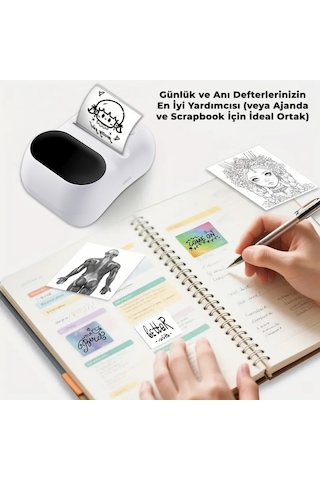 İdragon Taşınabilir Termal Barkod Ve Etiket Yazıcı - Android Ve Apple iOS Uyumlu