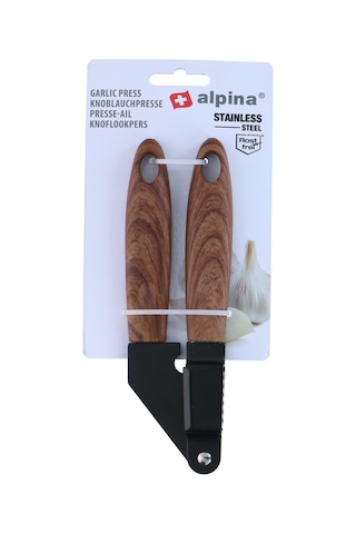Alpina Alp123 Sarımsak Ezici 18 Cm Siyah