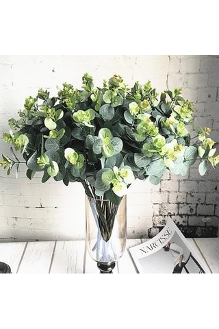 Yapay Çiçek Okaliptus Aradal Yeşilbitki Arajman Çiçeği Eucalyptus Genel