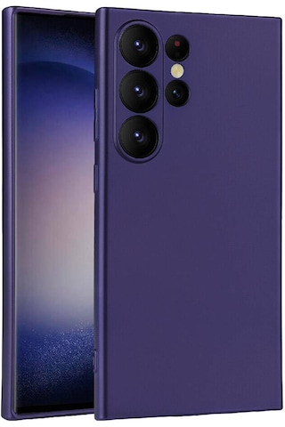 Zore Galaxy S24 Ultra Uyumlu Msra Premier Silikon Kılıf-lacivert Lacivert