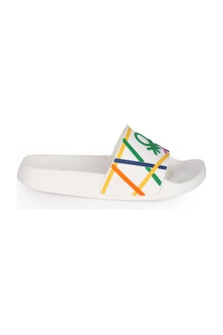 United Colors Of Benetton Benetton Bn-1438 Anatomik Taban Kadın Terlik Beyaz 36-40 Beyaz