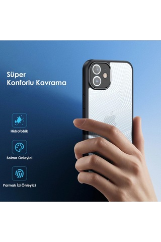Dux Ducis İphone 12 Aimo Series Premium Buzlu Sert Pc-tpu Kılıf- 5775