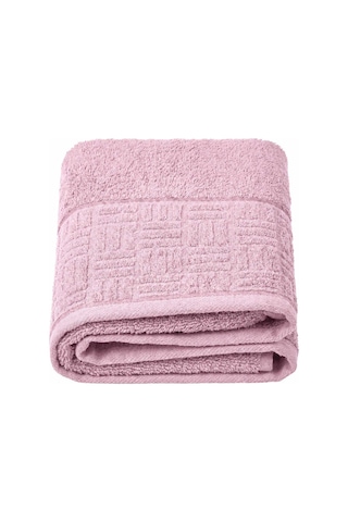 El Yüz Havlusu 50x90 Cm %100 Pamuk Kısmi Kadife Vento Pembe Çok Renkli