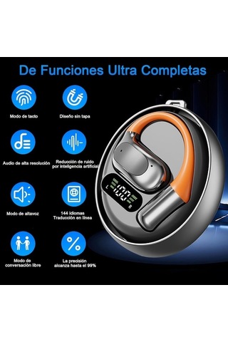 Fastbuy M113 Aı Akıllı Çeviri Kulaklığı - Ows Kulaküstü Kablosuz Bluetooth - 144 Dil Gerçek Zamanlı Çeviri Derin Gri