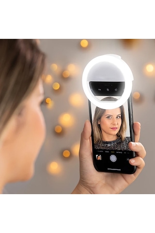 Nettech Xm666-1 Üç Ton Led Telefon Üstü Mini Ringlight
