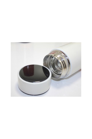 1 Adet Termos Anime Baskılı Dijital Göstergeli 500 Ml Paslanmaz Çelik Seyahat Matara, Thermos, Thermal Flask, Su Şişesi