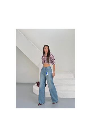 Meecy Kadın Yeni Sezon Jean Kot Pantolon 1mavi 1mavi