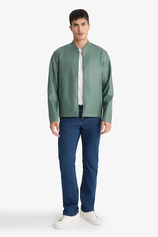 Defacto Su İtici Slim Fit Suni Deri Mont D8525ax26spkh458 Haki-kh458