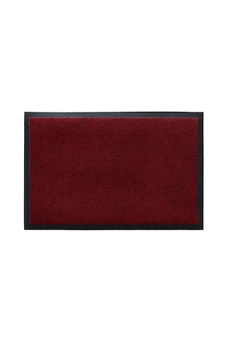 Karmat Nem Alıcı Toz Alıcı Paspas, Nem Alıcı Kapı Önü Paspas, Bordo Kapı Önü Paspası Bordo-50 X 80 Çok Renkli