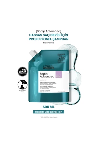 L'Oréal Professionnel Scalp Advanced Hassas Saç Derisi İçin Şampuan Refill 500 ML