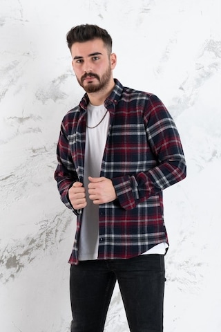 Advante Slimfit Erkek Ekoseli Oduncu Gömlek